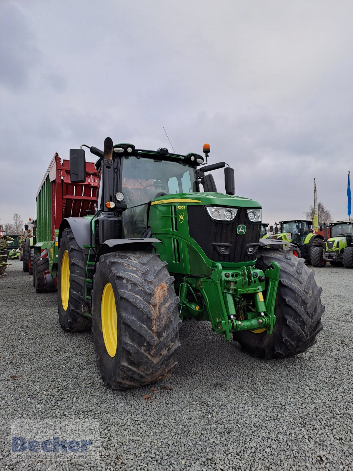 Traktor a típus John Deere 6250R, Gebrauchtmaschine ekkor: Weimar-Niederwalgern (Kép 2)