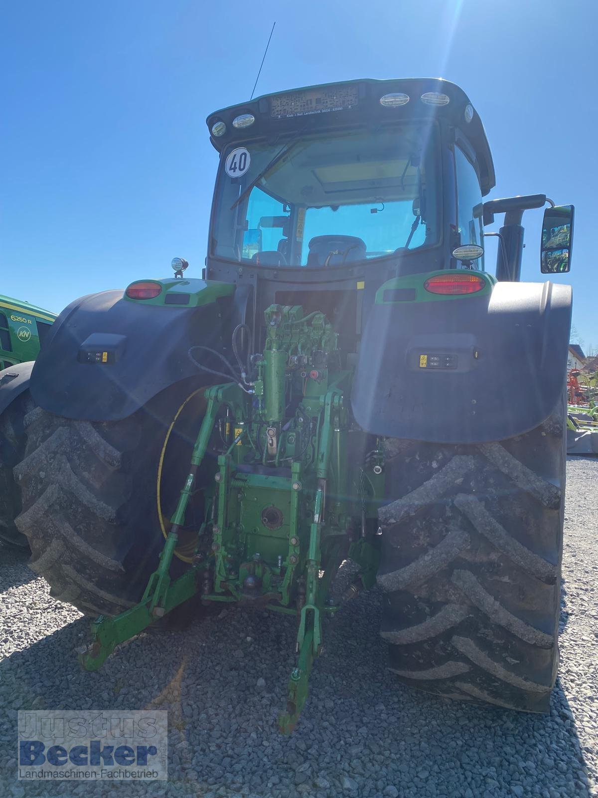 Traktor типа John Deere 6250R, Gebrauchtmaschine в Weimar-Niederwalgern (Фотография 8)