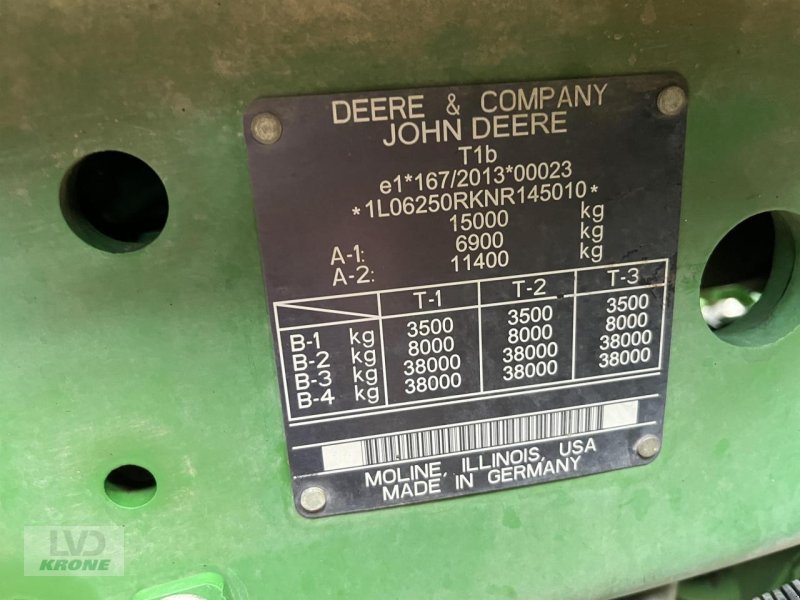 Traktor of the type John Deere 6250R, Gebrauchtmaschine in Spelle (Picture 10)