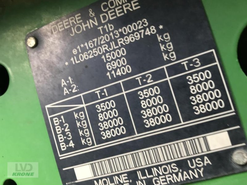 Traktor des Typs John Deere 6250R, Gebrauchtmaschine in Spelle (Bild 12)