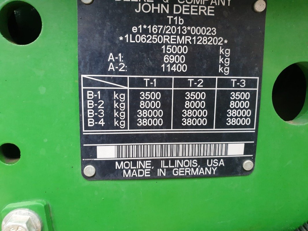 Traktor des Typs John Deere 6250R, Gebrauchtmaschine in Sittensen (Bild 15)