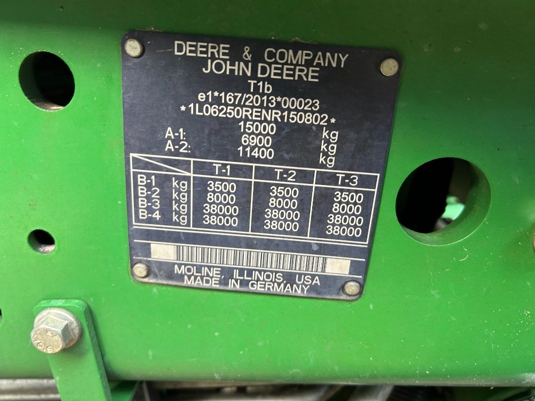 Traktor του τύπου John Deere 6250R, Gebrauchtmaschine σε Sittensen (Φωτογραφία 22)