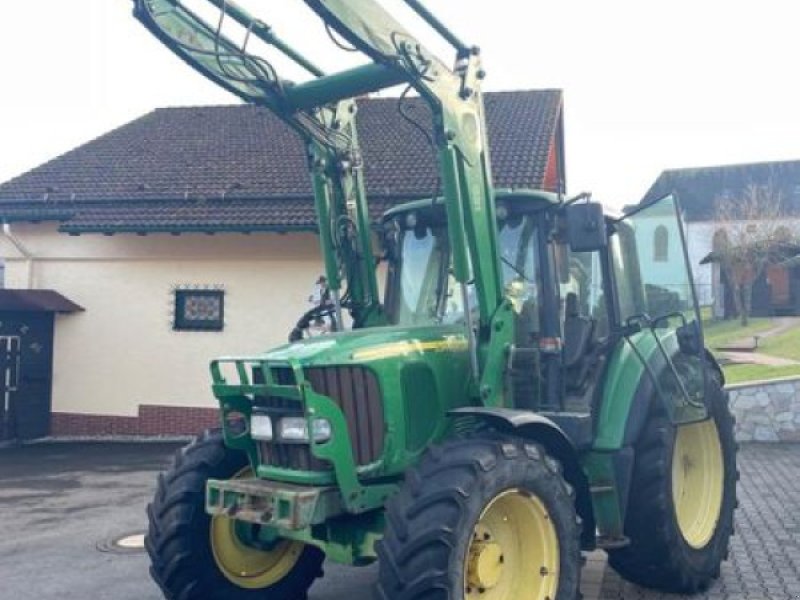 Traktor a típus John Deere 6320 Premium Frontlader Druckluft Klima TÜV 1.Hd. - wie 6220 6420, Gebrauchtmaschine ekkor: Niedernhausen (Kép 1)