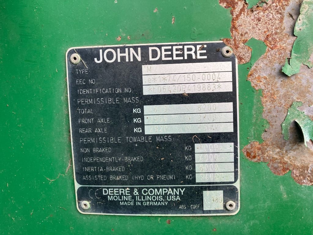 Traktor des Typs John Deere 6420S, Gebrauchtmaschine in VIRECOURT (Bild 11)