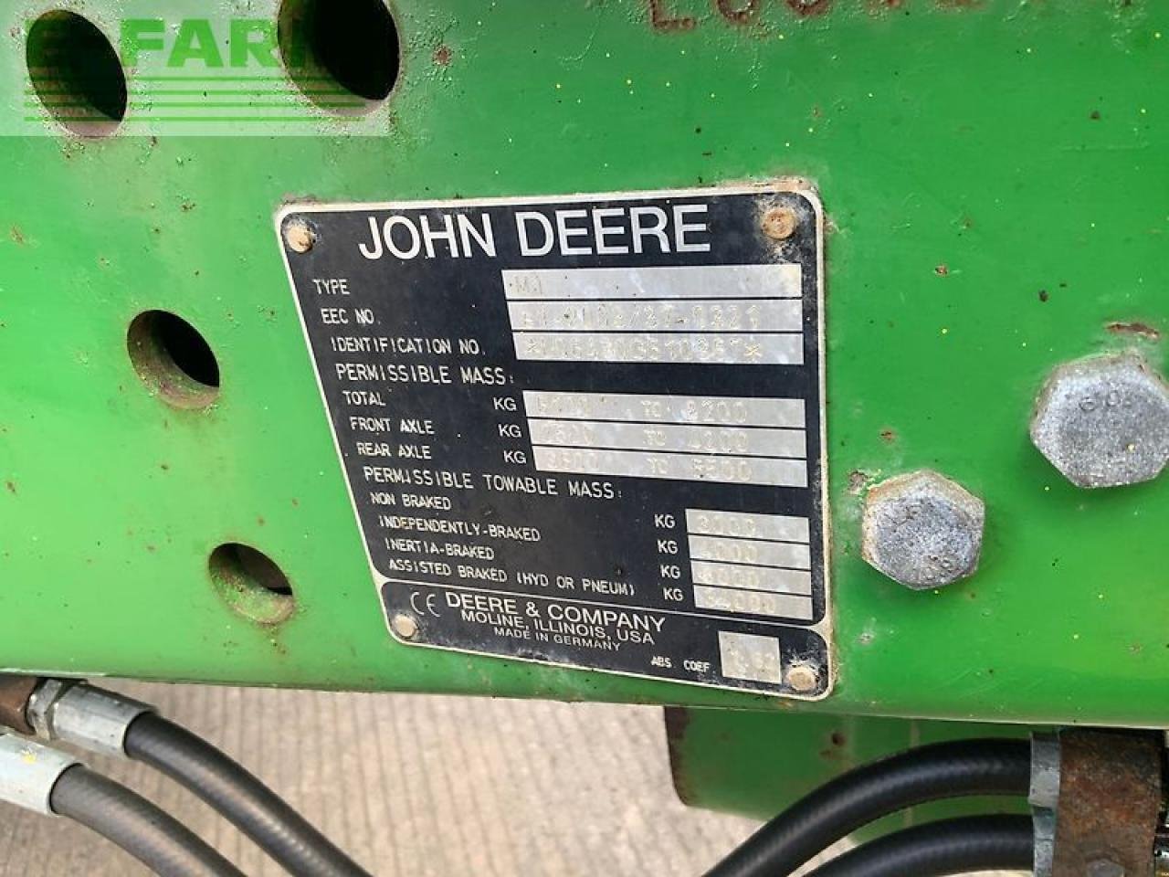 Traktor от тип John Deere 6430 tractor (st26526), Gebrauchtmaschine в SHAFTESBURY (Снимка 14)