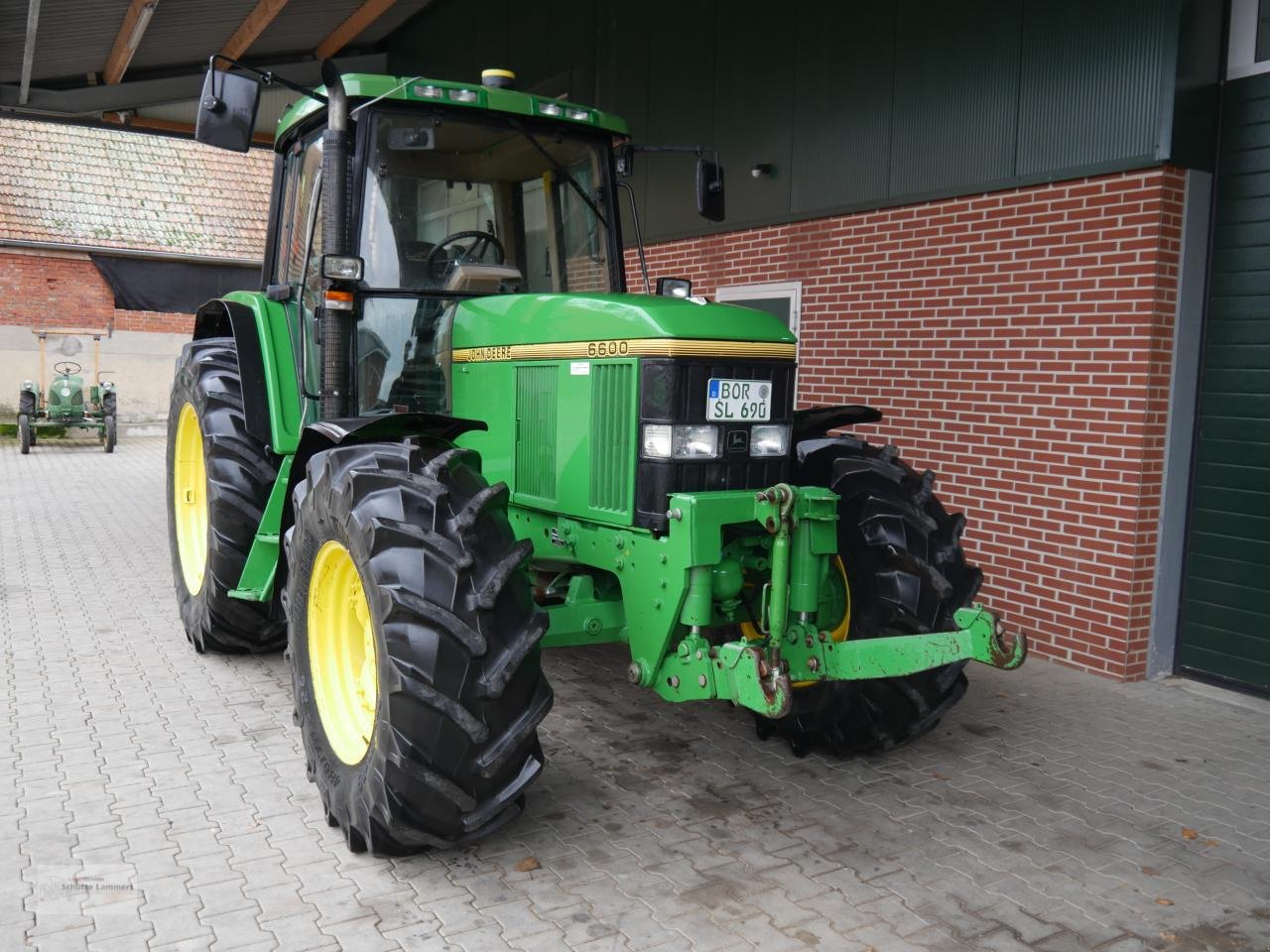 Traktor van het type John Deere 6600 + Fieldbee RTK + Pflegeräder, Gebrauchtmaschine in Borken (Foto 2)