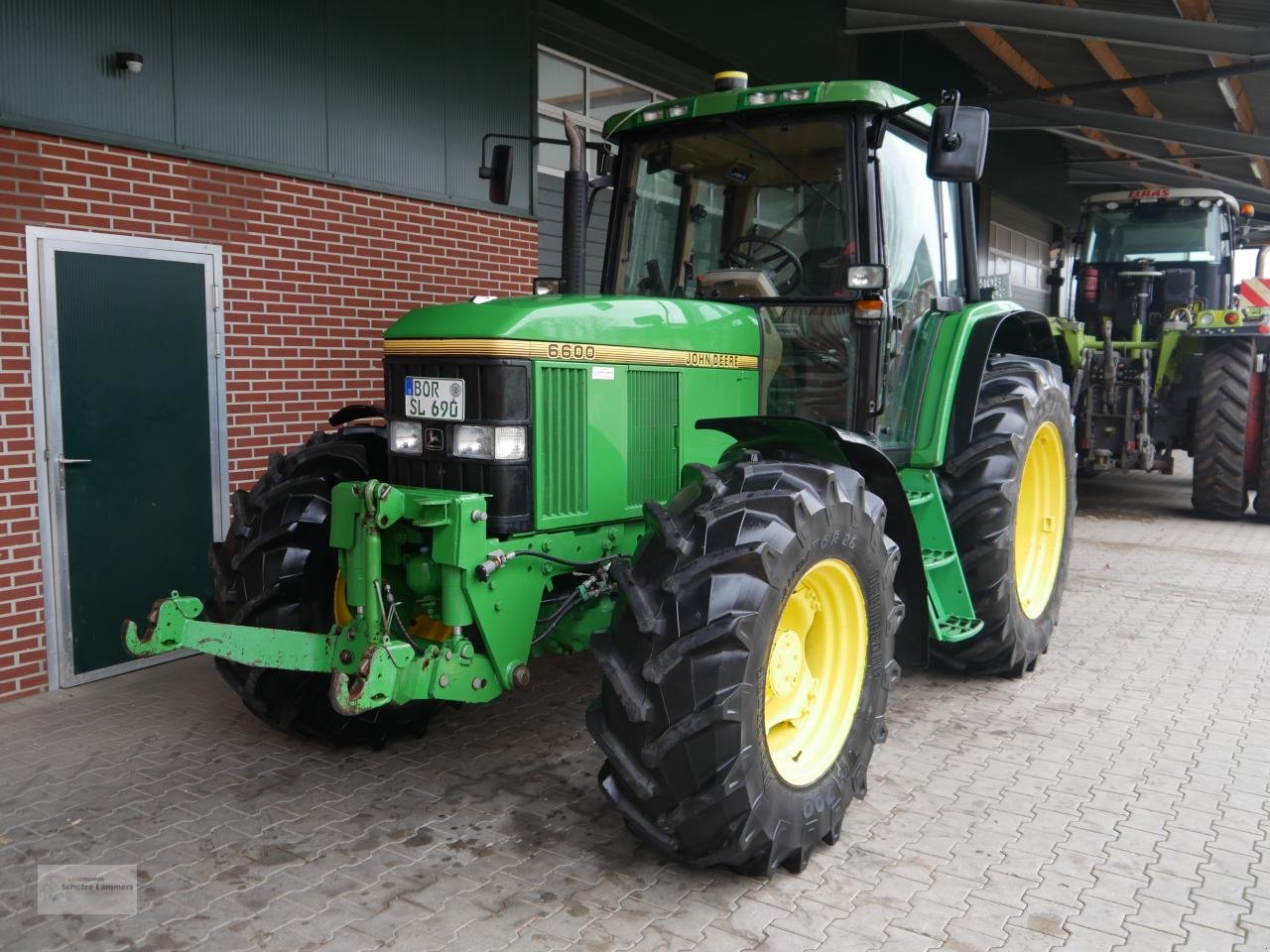 Traktor van het type John Deere 6600 + Fieldbee RTK + Pflegeräder, Gebrauchtmaschine in Borken (Foto 3)
