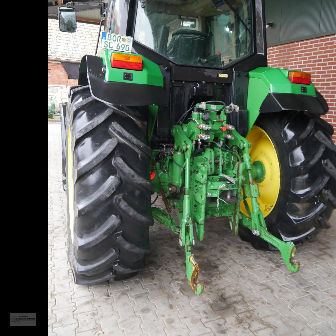 Traktor van het type John Deere 6600 + Fieldbee RTK + Pflegeräder, Gebrauchtmaschine in Borken (Foto 8)