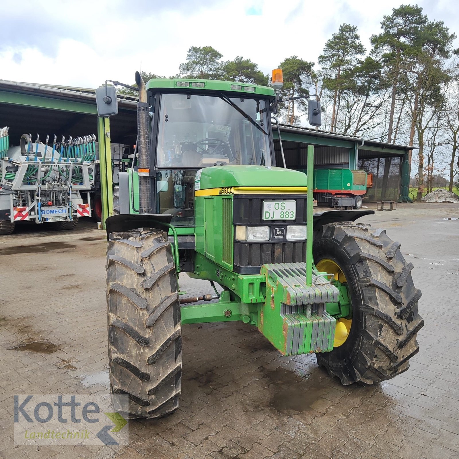 Traktor van het type John Deere 6600, Gebrauchtmaschine in Rieste (Foto 3)