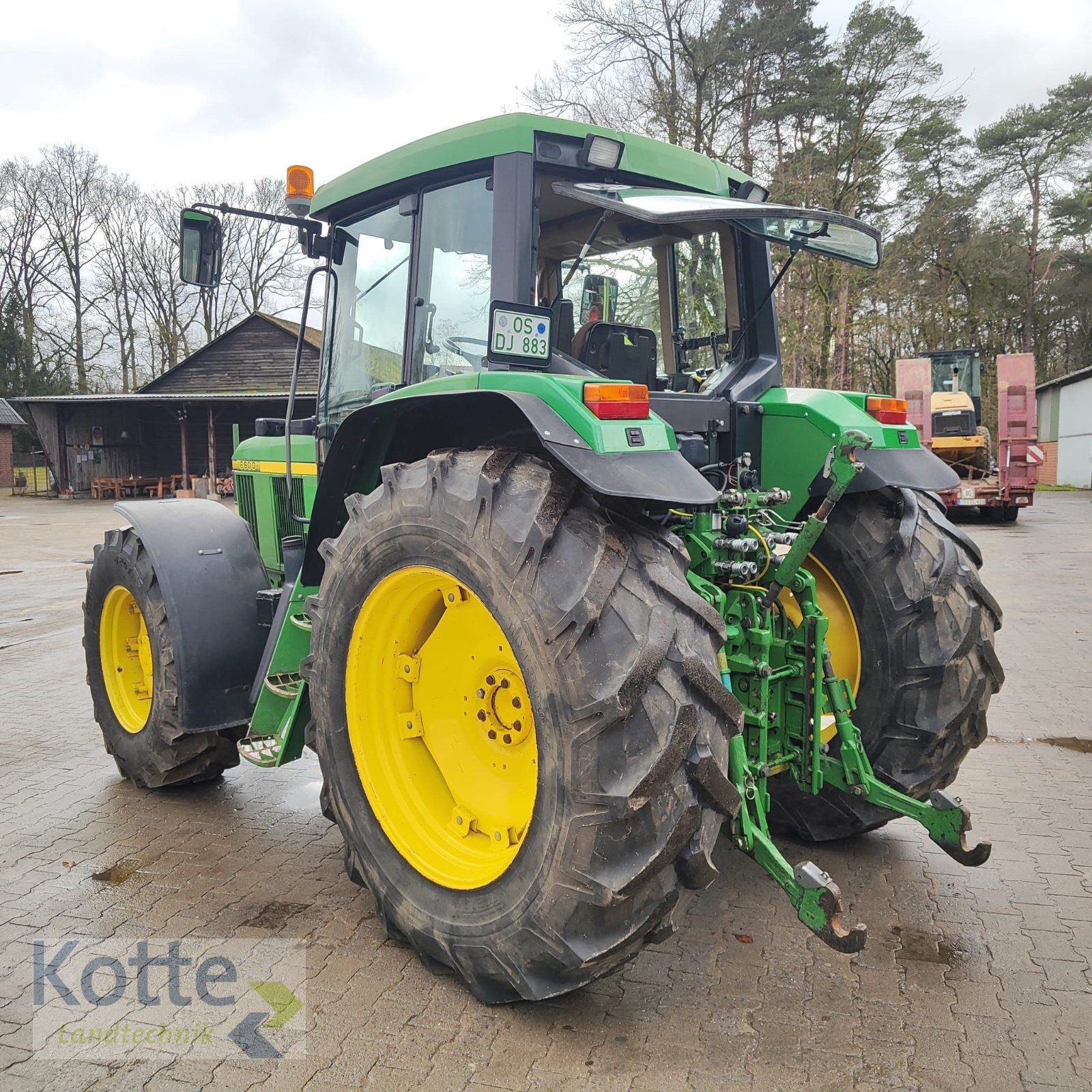 Traktor van het type John Deere 6600, Gebrauchtmaschine in Rieste (Foto 8)