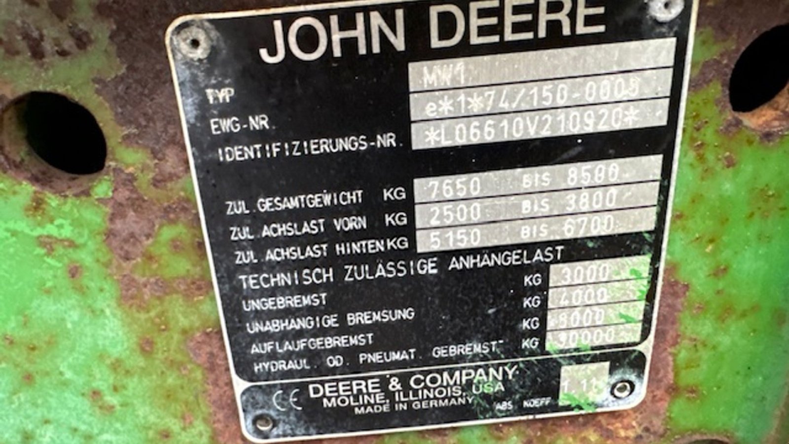 Traktor des Typs John Deere 6610 m/Frontlift PQ GEAR, Gebrauchtmaschine in Dronninglund (Bild 7)