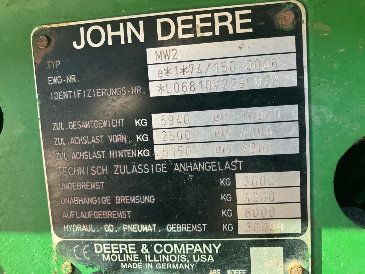 Traktor typu John Deere 6810, Gebrauchtmaschine w Bramming (Zdjęcie 8)