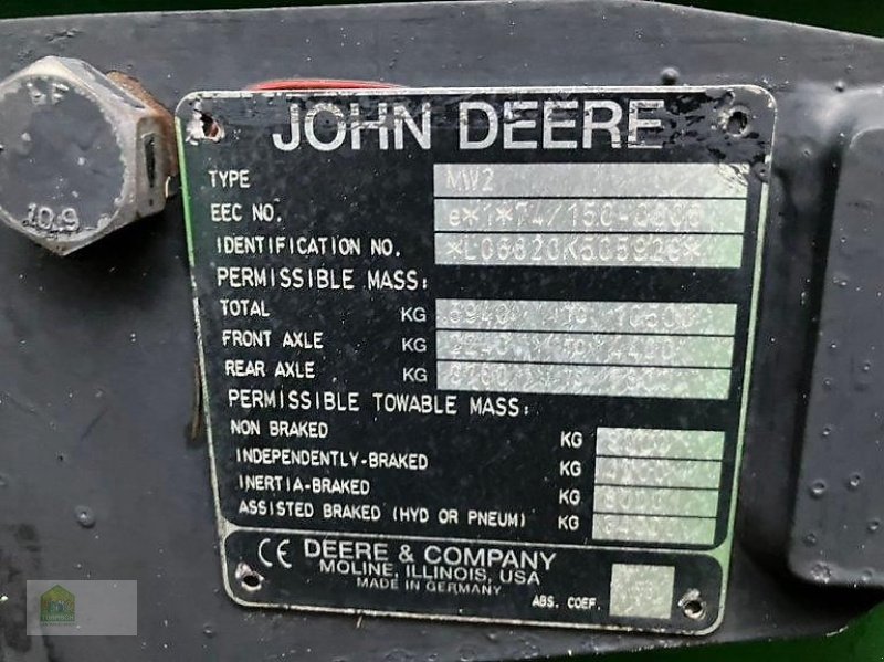 Traktor typu John Deere 6820 Premium, Gebrauchtmaschine v Salsitz (Obrázek 9)