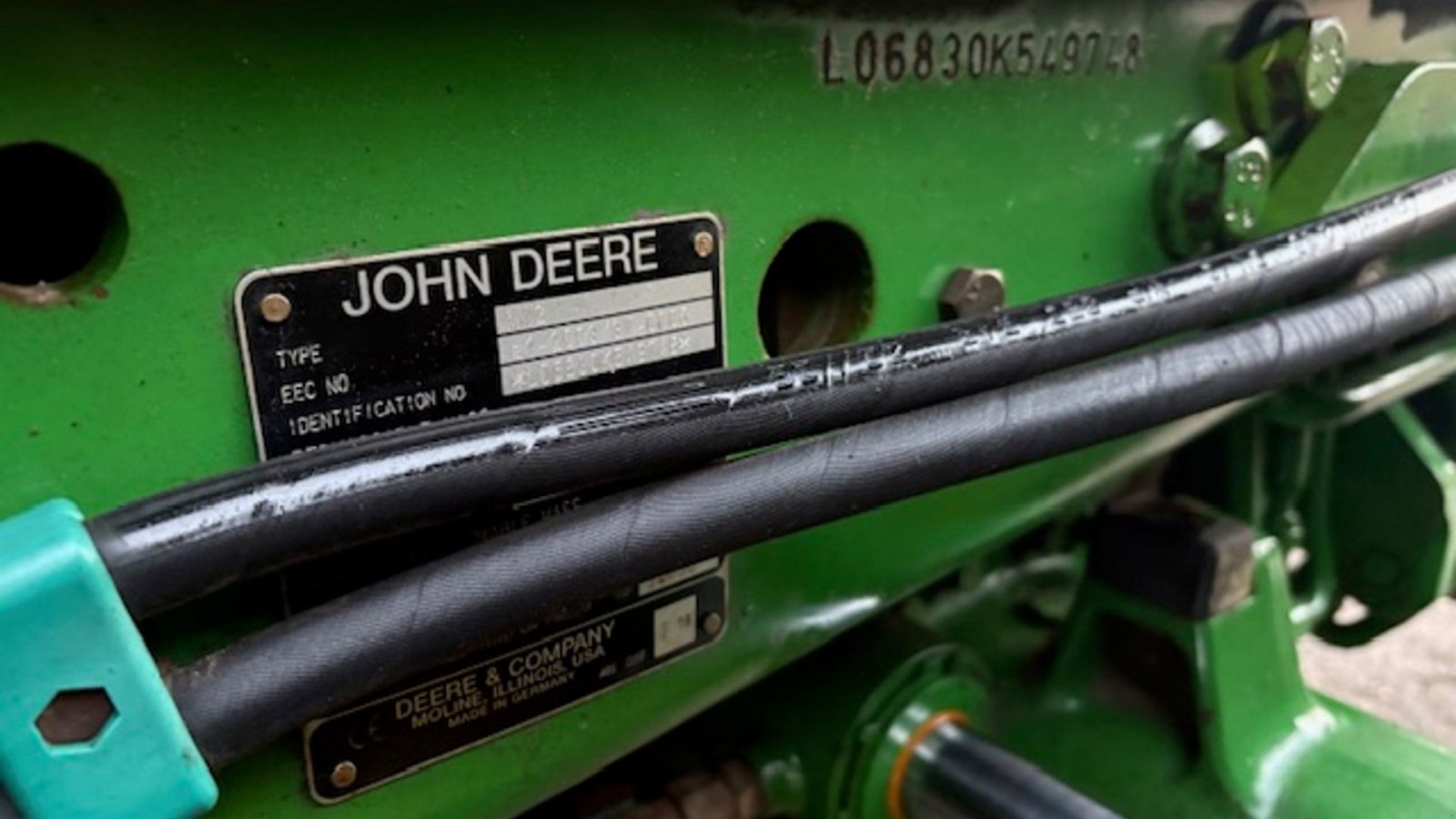 Traktor del tipo John Deere 6830 PREMIUM FRONTLIFT, TLS AFF. FORAKSEL, Gebrauchtmaschine In Dronninglund (Immagine 7)