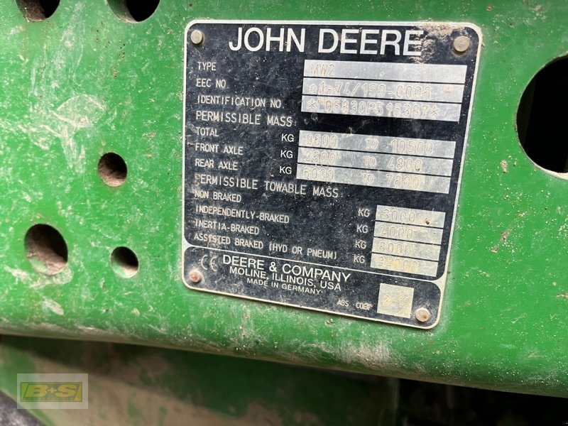 Traktor типа John Deere 6830, Gebrauchtmaschine в Grabow (Фотография 12)