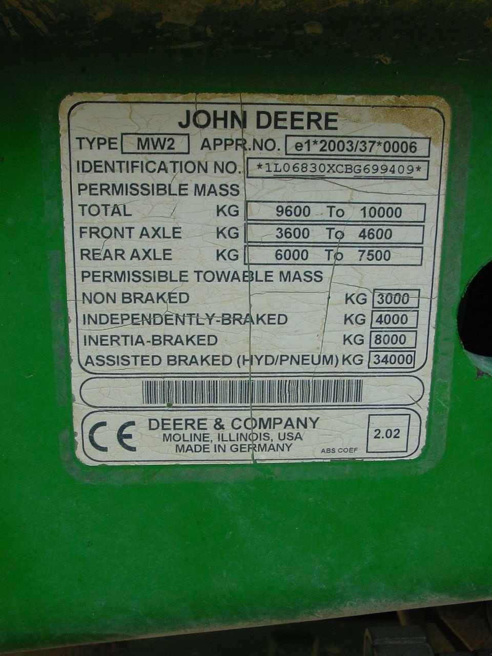 Traktor a típus John Deere 6830PQ, Gebrauchtmaschine ekkor: Wieringerwerf (Kép 8)