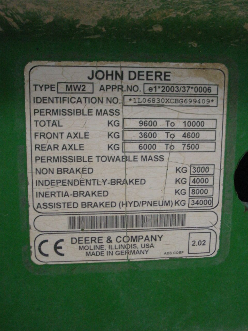 Traktor a típus John Deere 6830PQ, Gebrauchtmaschine ekkor: Wieringerwerf (Kép 7)