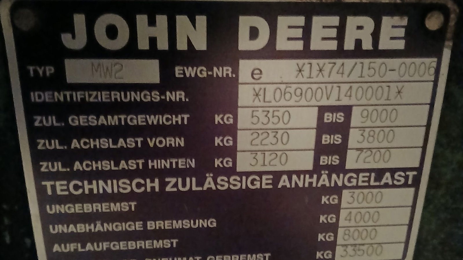 Traktor типа John Deere 6900, Gebrauchtmaschine в Egtved (Фотография 20)