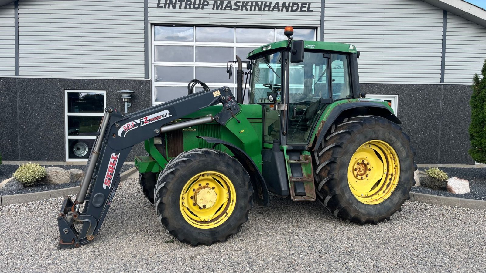 Traktor van het type John Deere 6910 Auto Quad II-TLS Med frontlæsser, Gebrauchtmaschine in Lintrup (Foto 1)