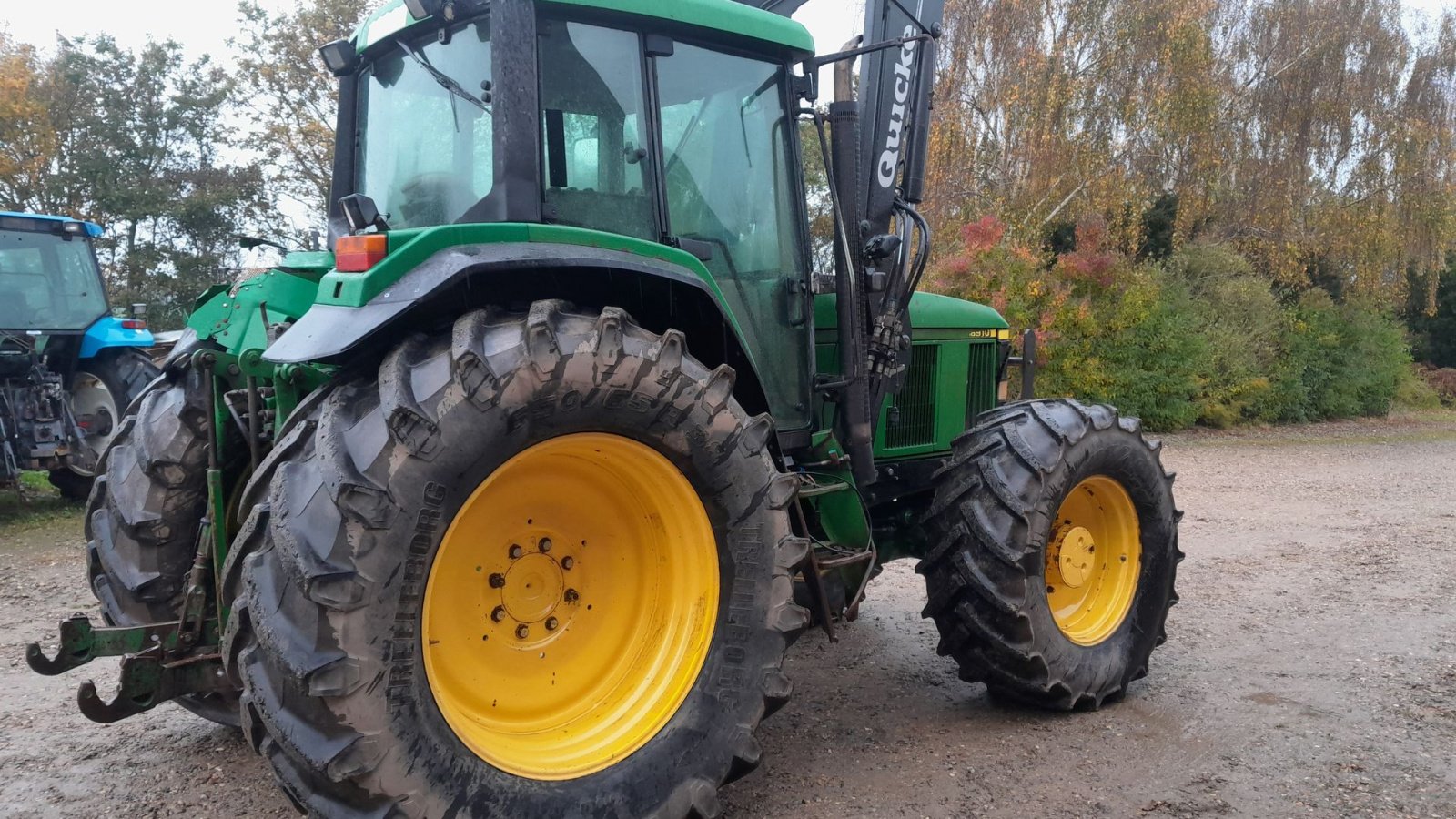 Traktor del tipo John Deere 6910 PowerQuad  TLS med ÅLØ 980 frontlæsser og trykluftbremser Power Quard, Gebrauchtmaschine In Skive (Immagine 3)