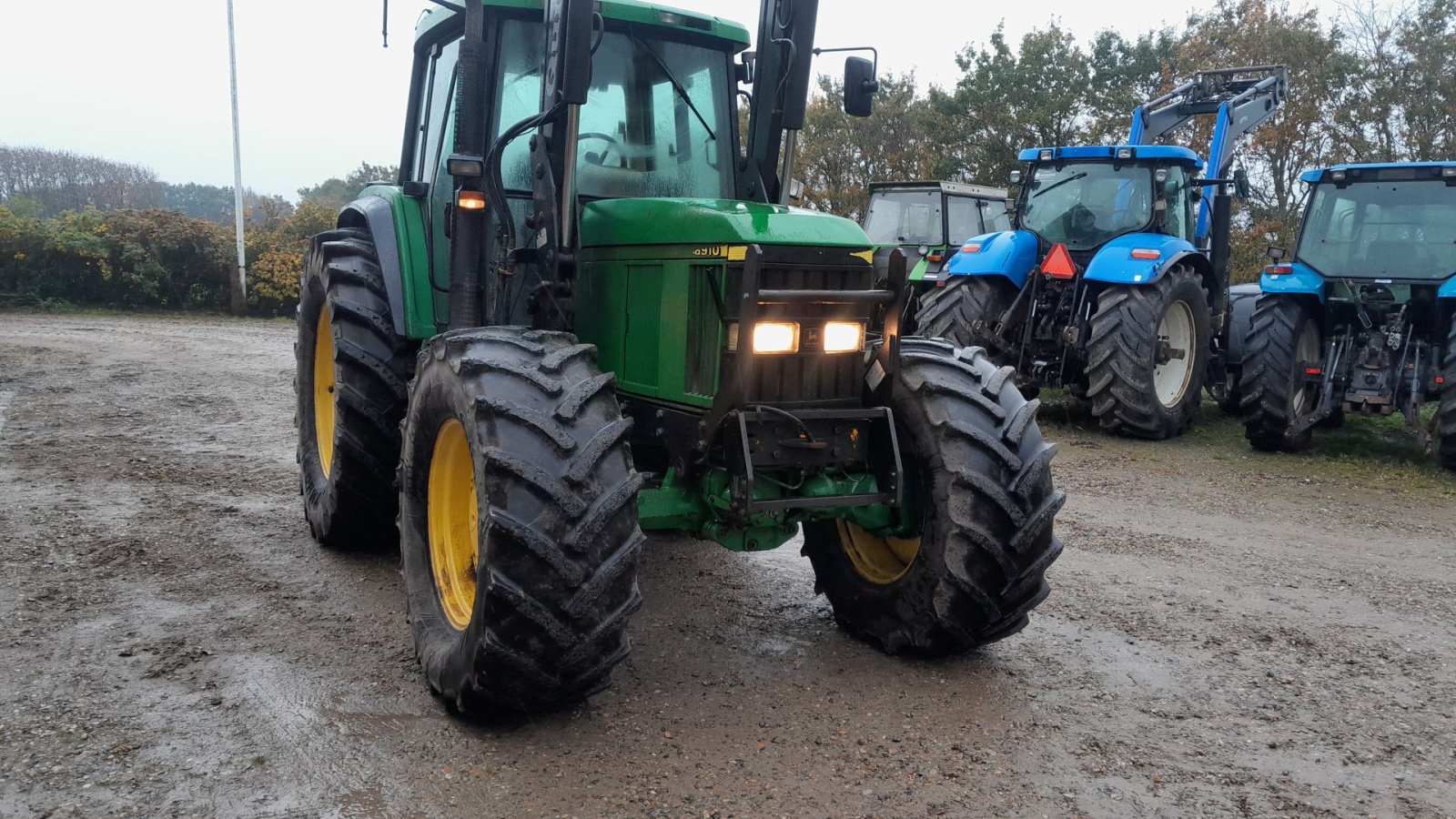 Traktor del tipo John Deere 6910 PowerQuad  TLS med ÅLØ 980 frontlæsser og trykluftbremser Power Quard, Gebrauchtmaschine In Skive (Immagine 2)