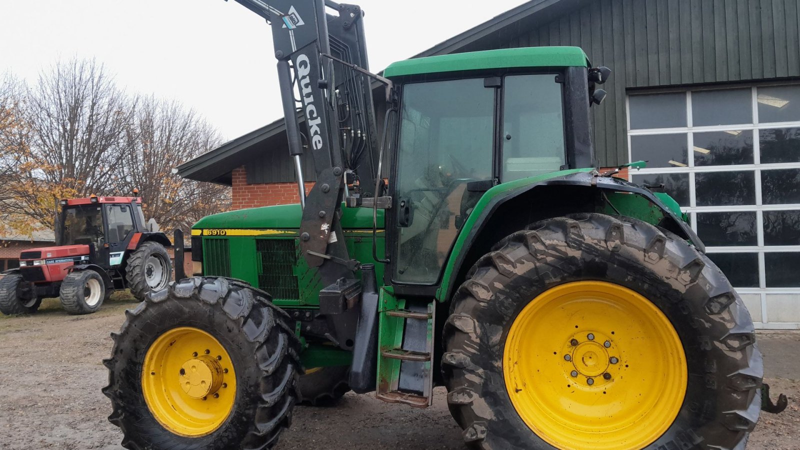Traktor Türe ait John Deere 6910 PowerQuad  TLS med ÅLØ 980 frontlæsser og trykluftbremser, Gebrauchtmaschine içinde Skive (resim 5)