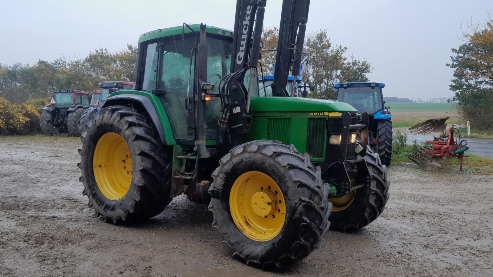 Traktor Türe ait John Deere 6910 PowerQuad  TLS med ÅLØ 980 frontlæsser og trykluftbremser, Gebrauchtmaschine içinde Skive (resim 2)