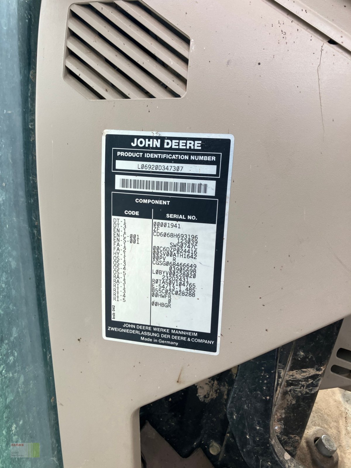 Traktor des Typs John Deere 6920, Gebrauchtmaschine in Vohburg (Bild 11)