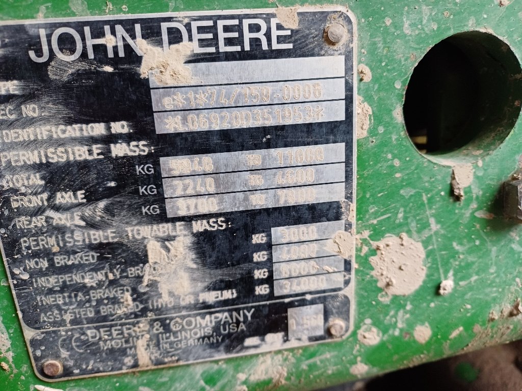 Traktor van het type John Deere 6920, Gebrauchtmaschine in VERT TOULON (Foto 11)