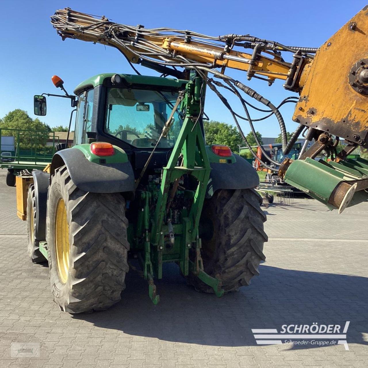 Traktor типа John Deere 6930 + BOS MÄHAUSLEGER + MULCHKOPF, Gebrauchtmaschine в Schwarmstedt (Фотография 9)