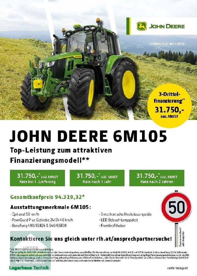 Traktor от тип John Deere 6M 105, Neumaschine в Kobenz bei Knittelfeld (Снимка 2)