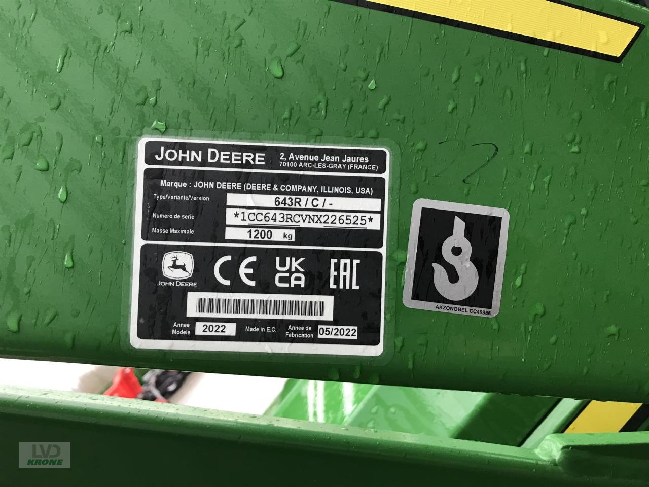 Traktor des Typs John Deere 6R 110, Gebrauchtmaschine in Spelle (Bild 16)
