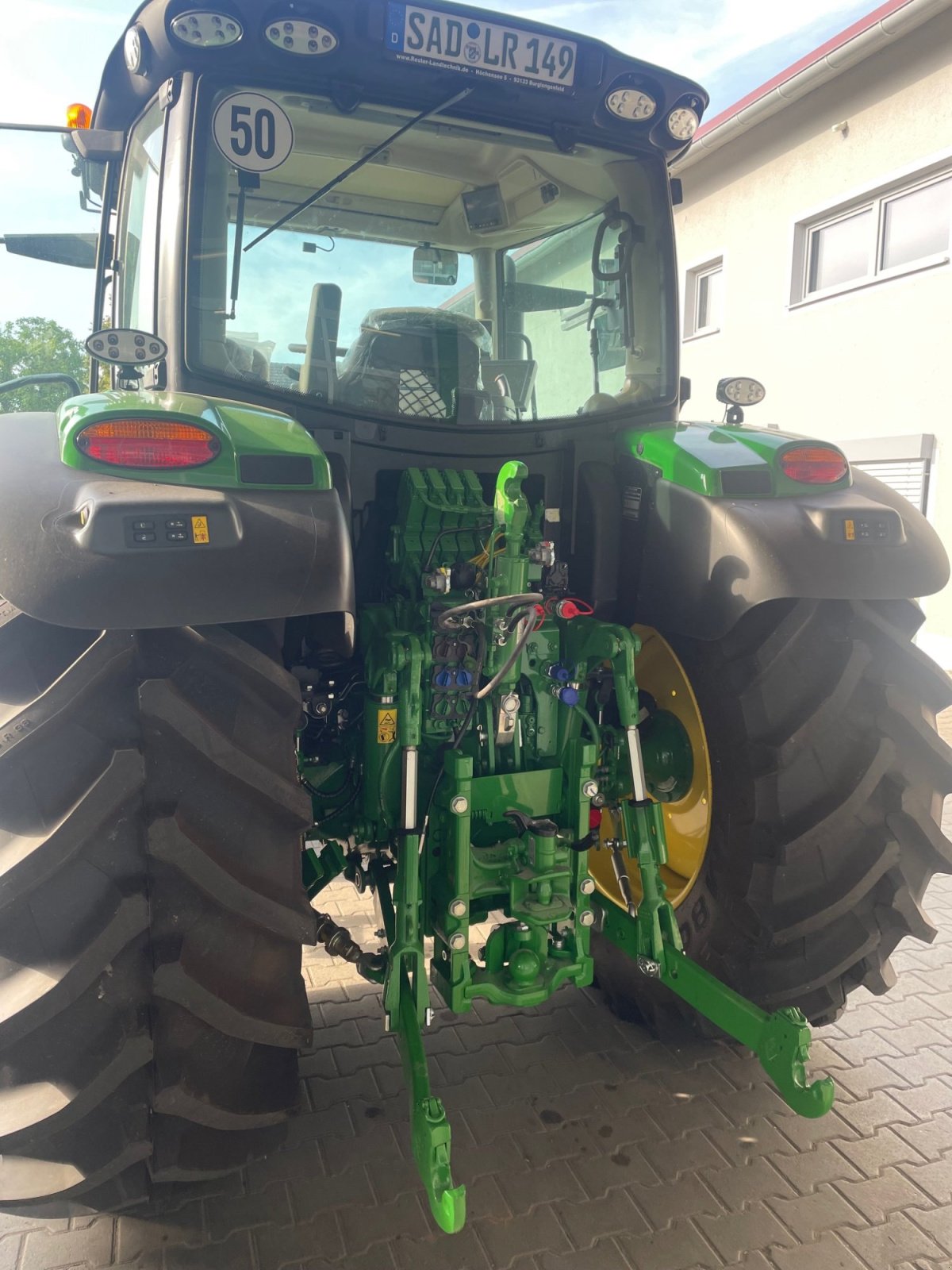 Traktor Türe ait John Deere 6R 130, Gebrauchtmaschine içinde Burglengenfeld (resim 2)