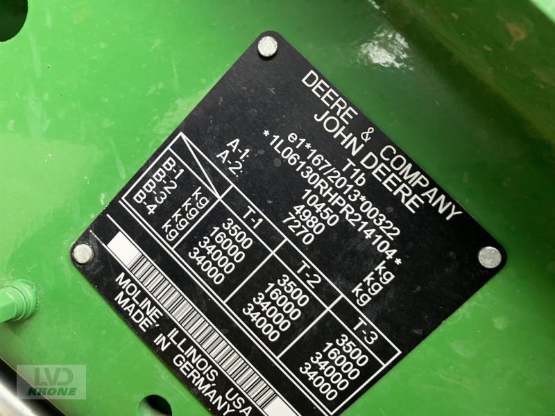 Traktor типа John Deere 6R 130, Gebrauchtmaschine в Spelle (Фотография 14)