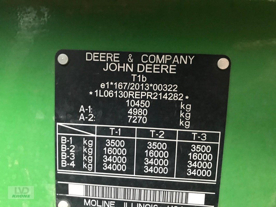 Traktor typu John Deere 6R 130, Gebrauchtmaschine v Upahl (Obrázek 12)