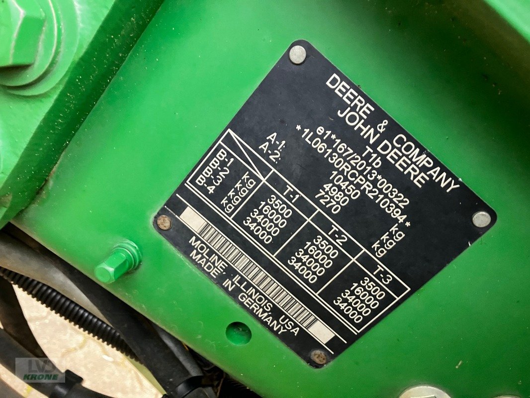 Traktor типа John Deere 6R 130, Gebrauchtmaschine в Alt-Mölln (Фотография 12)