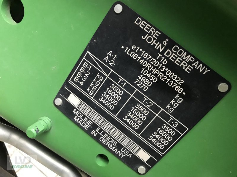 Traktor of the type John Deere 6R 140, Gebrauchtmaschine in Spelle (Picture 11)