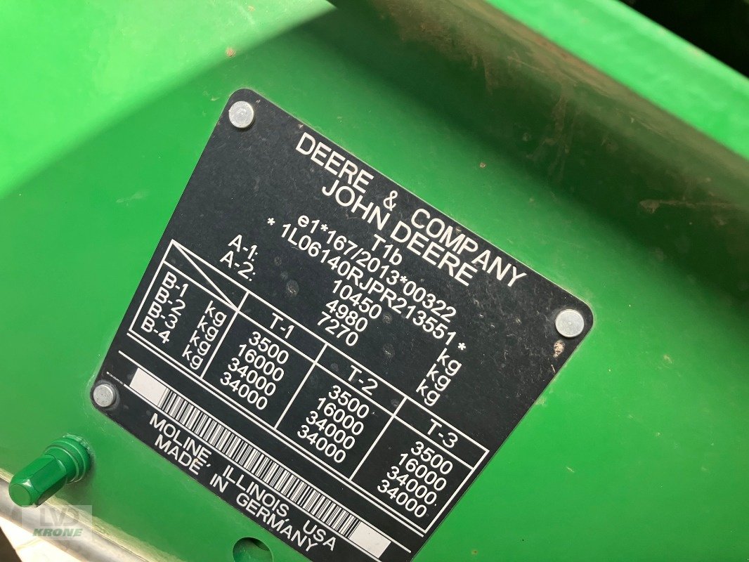 Traktor del tipo John Deere 6R 140, Gebrauchtmaschine In Alt-Mölln (Immagine 15)