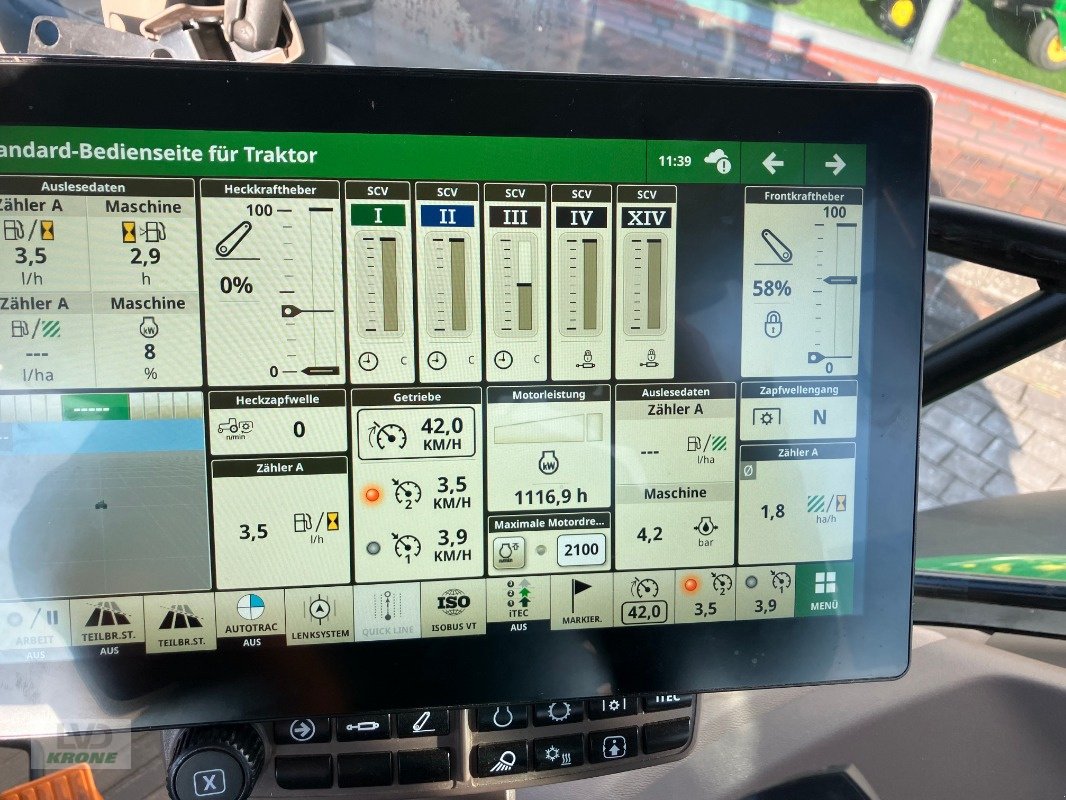 Traktor del tipo John Deere 6R 140, Gebrauchtmaschine In Alt-Mölln (Immagine 11)