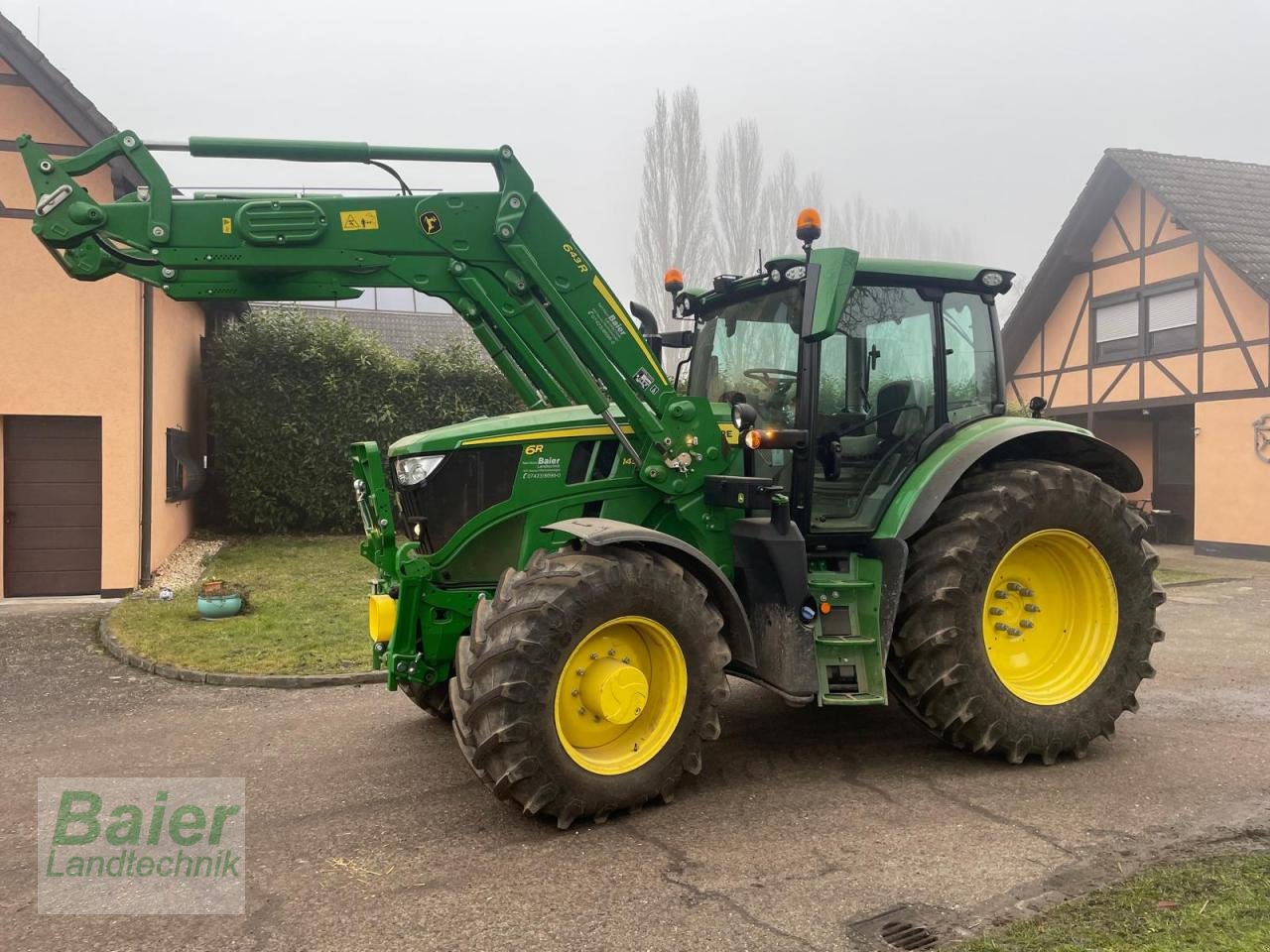 Traktor del tipo John Deere 6R 145, Gebrauchtmaschine en OBERNDORF-HOCHMOESSINGEN (Imagen 1)