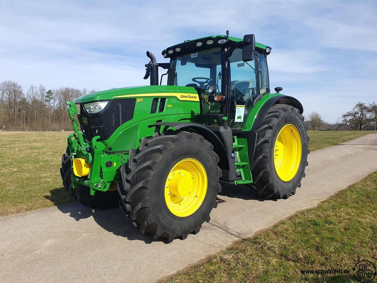 Traktor of the type John Deere 6R 145, Neumaschine in Aspach (Picture 1)