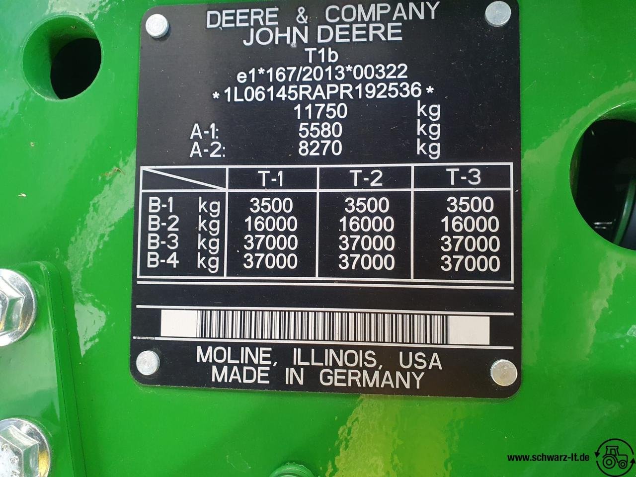 Traktor of the type John Deere 6R 145, Neumaschine in Aspach (Picture 18)
