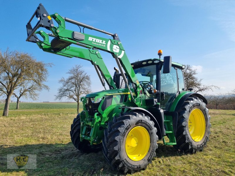 Traktor des Typs John Deere 6R 150 AutoTrac G5plus Frontlader, Gebrauchtmaschine in Willanzheim (Bild 1)