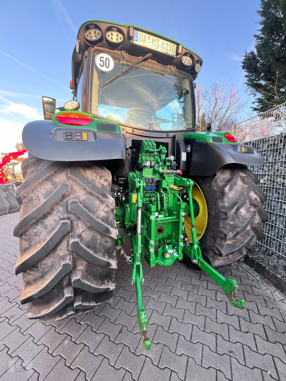 Traktor des Typs John Deere 6R 150 Garativerlängerung 1500 H, Neumaschine in Gross-Bieberau (Bild 3)