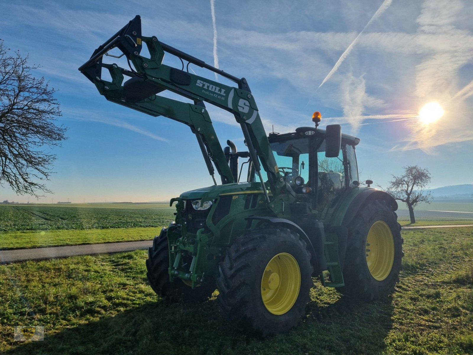 Traktor van het type John Deere 6R 150 Pro AutoTrac Frontlader b34, Gebrauchtmaschine in Willanzheim (Foto 3)