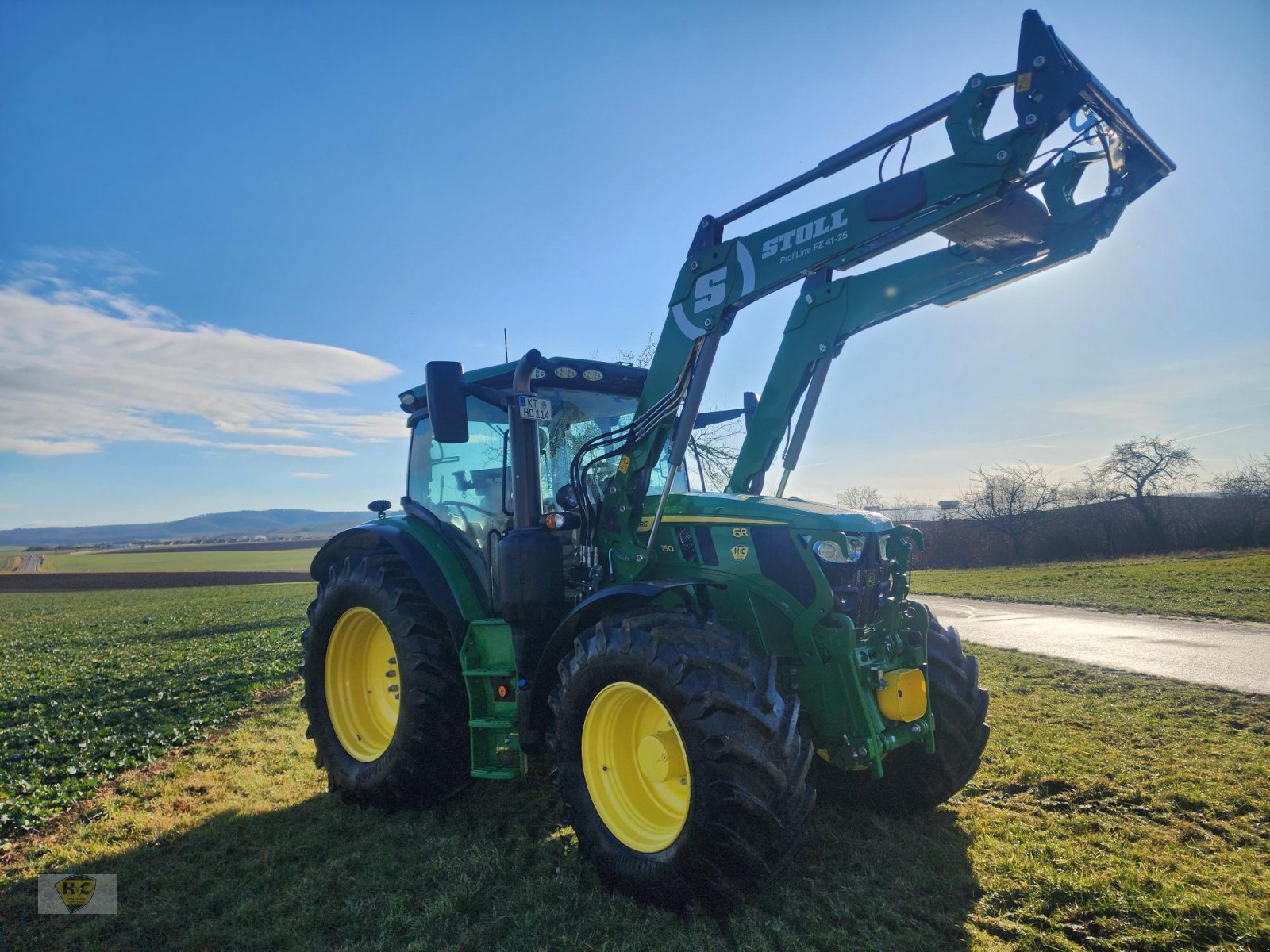 Traktor типа John Deere 6R 150 Pro G5 Autotrac Frontlader h38, Gebrauchtmaschine в Willanzheim (Фотография 8)