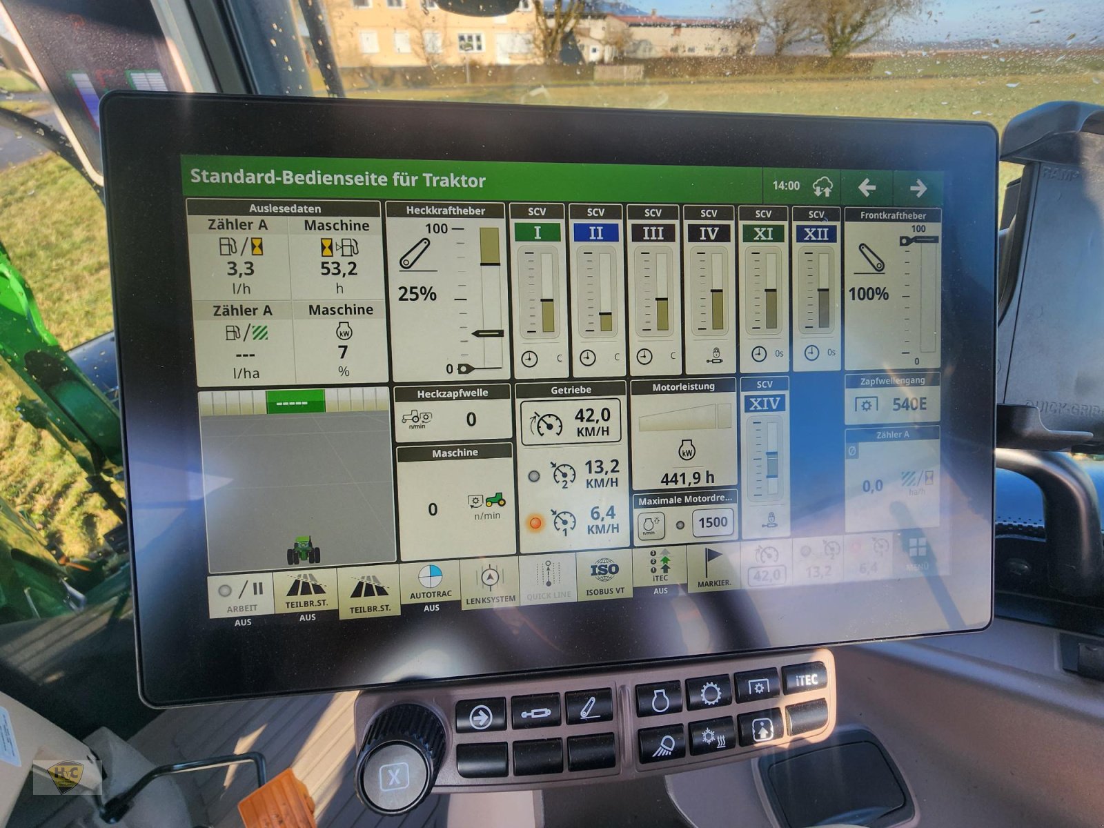 Traktor типа John Deere 6R 150 Pro G5 Autotrac Frontlader h38, Gebrauchtmaschine в Willanzheim (Фотография 14)