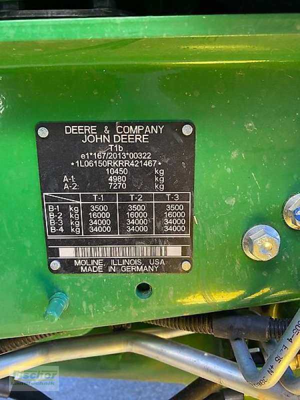 Traktor van het type John Deere 6R 150, Vorführmaschine in Kroppach (Foto 17)