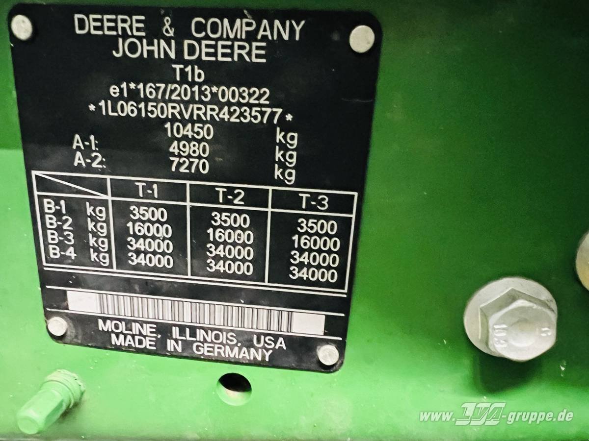 Traktor van het type John Deere 6R 150, Gebrauchtmaschine in Sülzetal OT Altenweddingen (Foto 12)