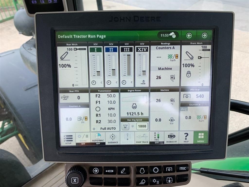 Traktor типа John Deere 6R 155 Front PTO Luft og hydraulik bremser. Front PTO. GPS ready., Gebrauchtmaschine в Kolding (Фотография 10)
